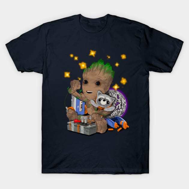 Cute Groot Toys T-Shirt by BuckRogers